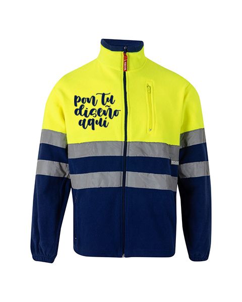 CHAQUETA POLAR BICOLOR VELILLA 183