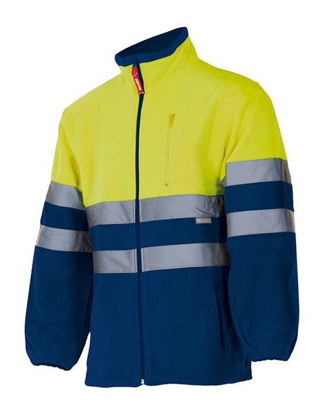 CHAQUETA POLAR BICOLOR VELILLA 183