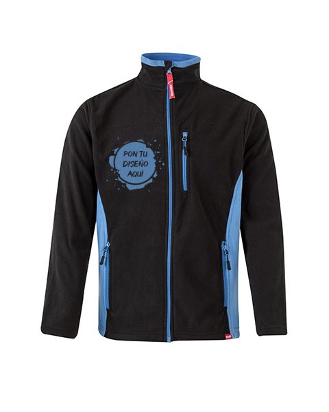 CHAQUETA POLAR BICOLOR VELILLA 201504