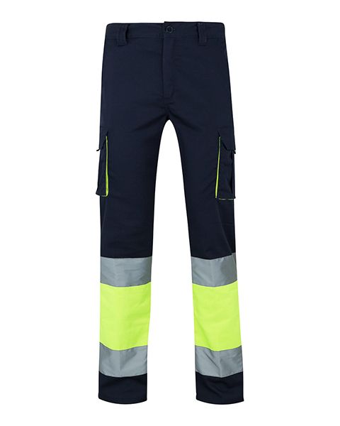 Pantalón Velilla Stretch Bicolor Multibolsillos