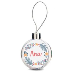 Bolas navidad personalizadas con nombre